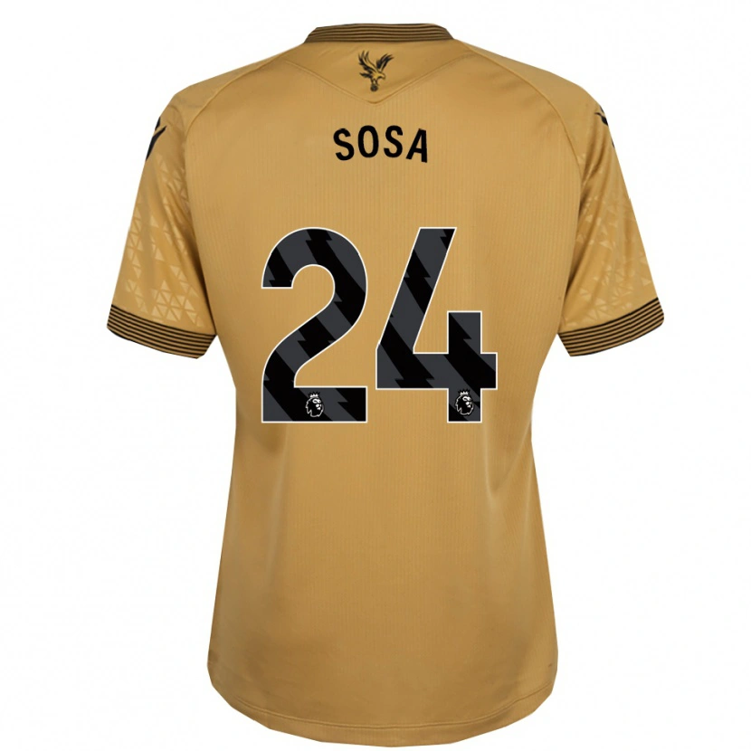 Danxen Kid Borna Sosa #24 Gold Black Away Jersey 2025/26 T-Shirt