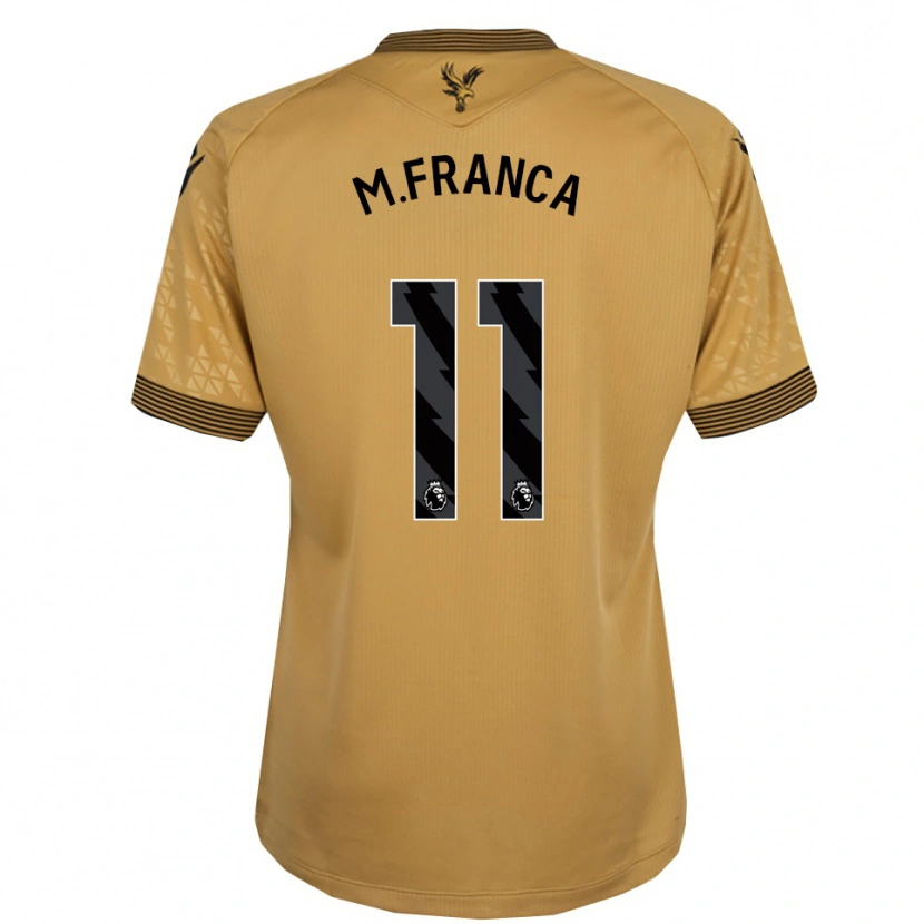 Danxen Kid Matheus França #11 Gold Black Away Jersey 2025/26 T-Shirt
