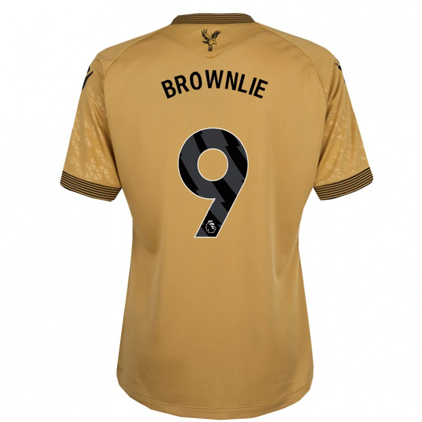 Danxen Kid Rylan Brownlie #9 Gold Black Away Jersey 2025/26 T-Shirt