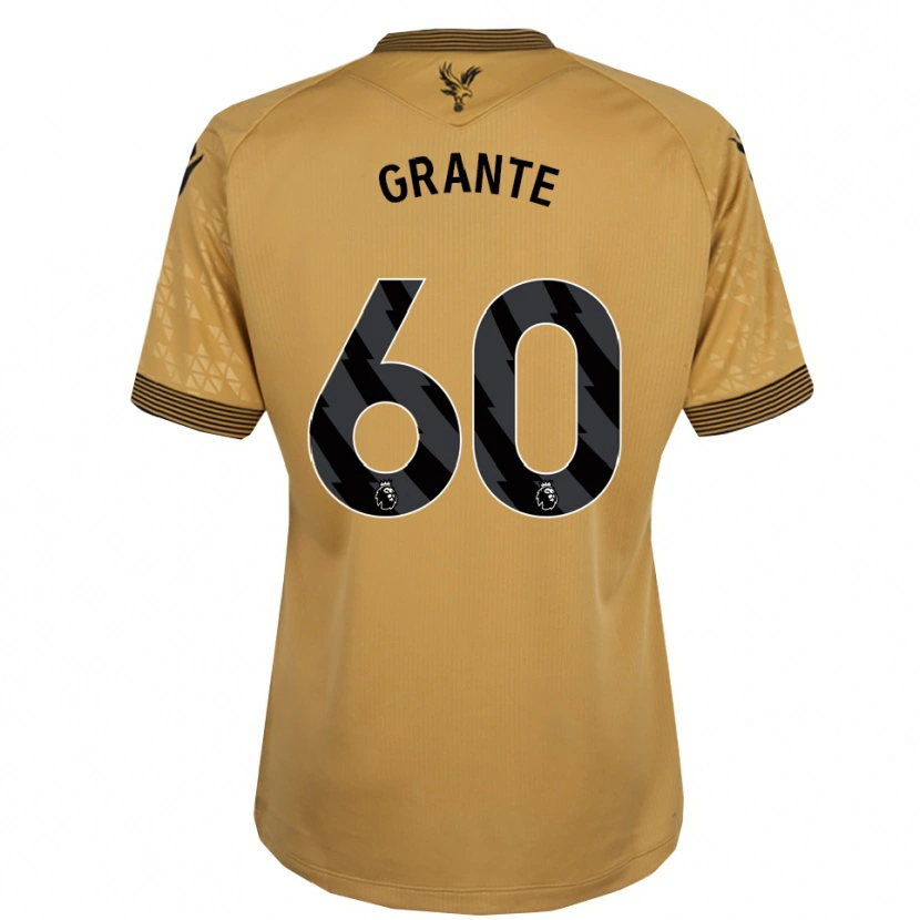 Danxen Kid Jake Grante #60 Gold Black Away Jersey 2025/26 T-Shirt