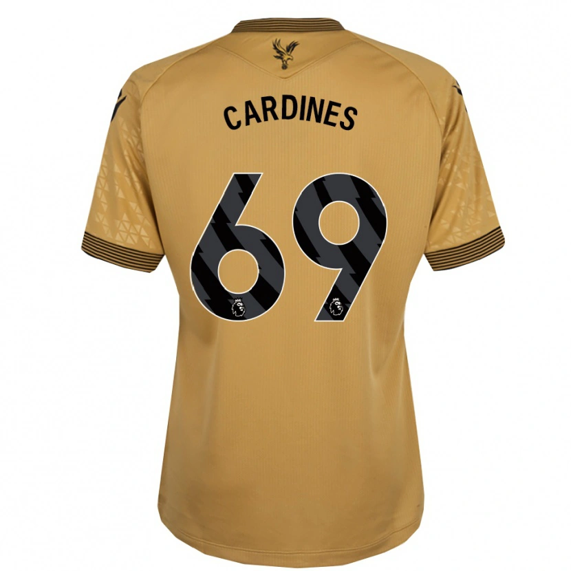 Danxen Kid Rio Cardines #69 Gold Black Away Jersey 2025/26 T-Shirt