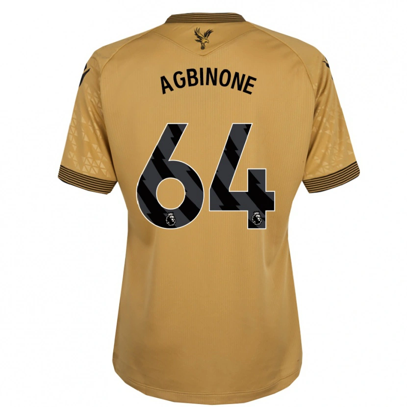 Danxen Kid Asher Agbinone #64 Gold Black Away Jersey 2025/26 T-Shirt