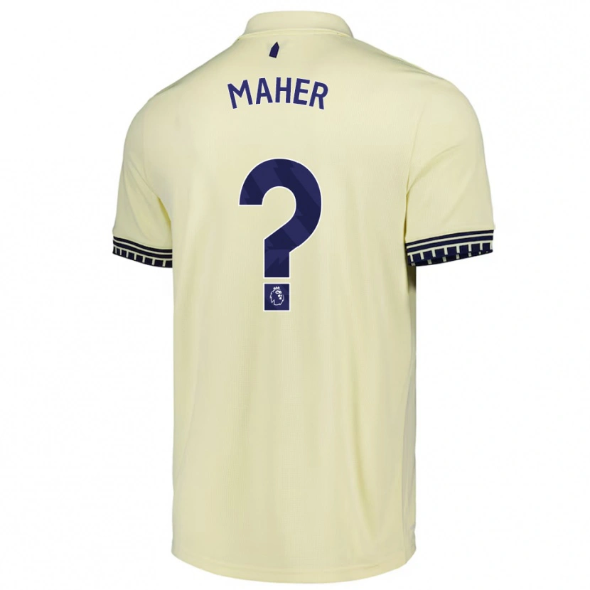Danxen Kid Daniel Maher #0 Off White Black Away Jersey 2025/26 T-Shirt
