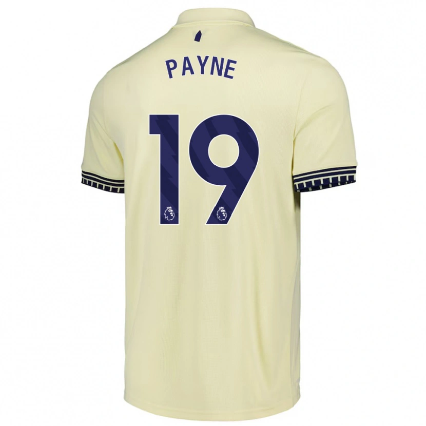 Danxen Kid Heather Payne #19 Off White Black Away Jersey 2025/26 T-Shirt