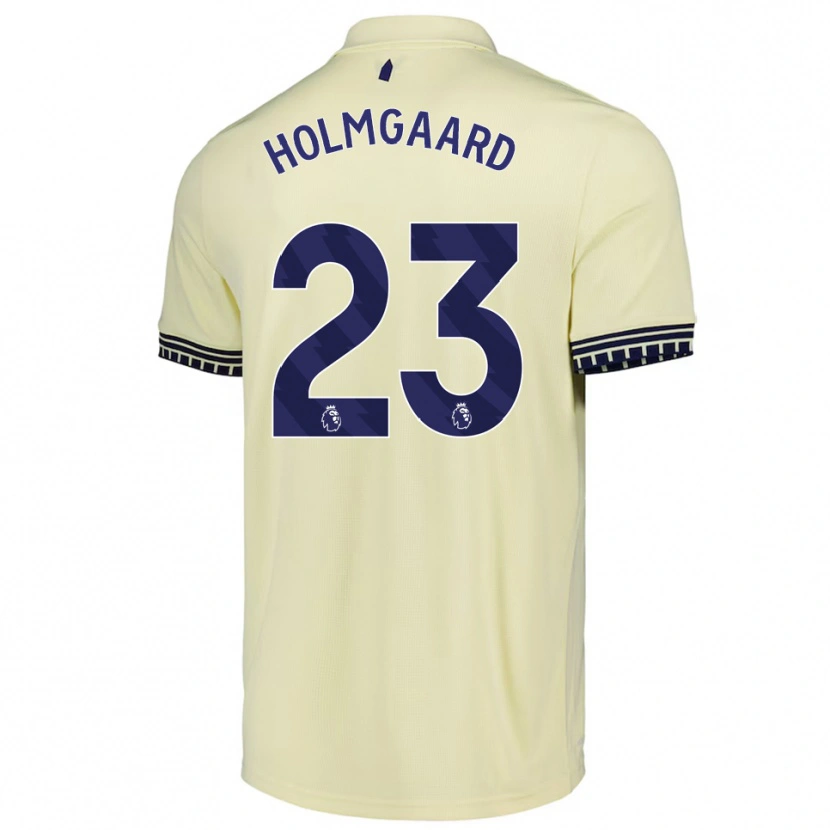 Danxen Kid Sara Holmgaard #23 Off White Black Away Jersey 2025/26 T-Shirt