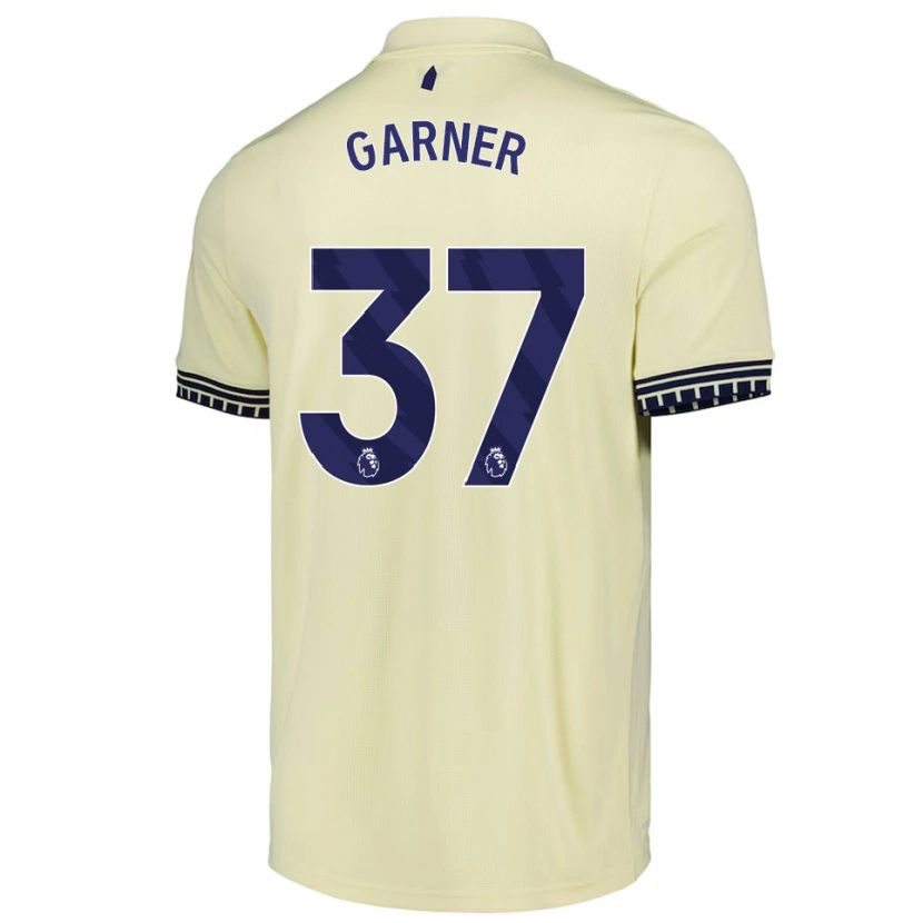 Danxen Kid James Garner #37 Off White Black Away Jersey 2025/26 T-Shirt