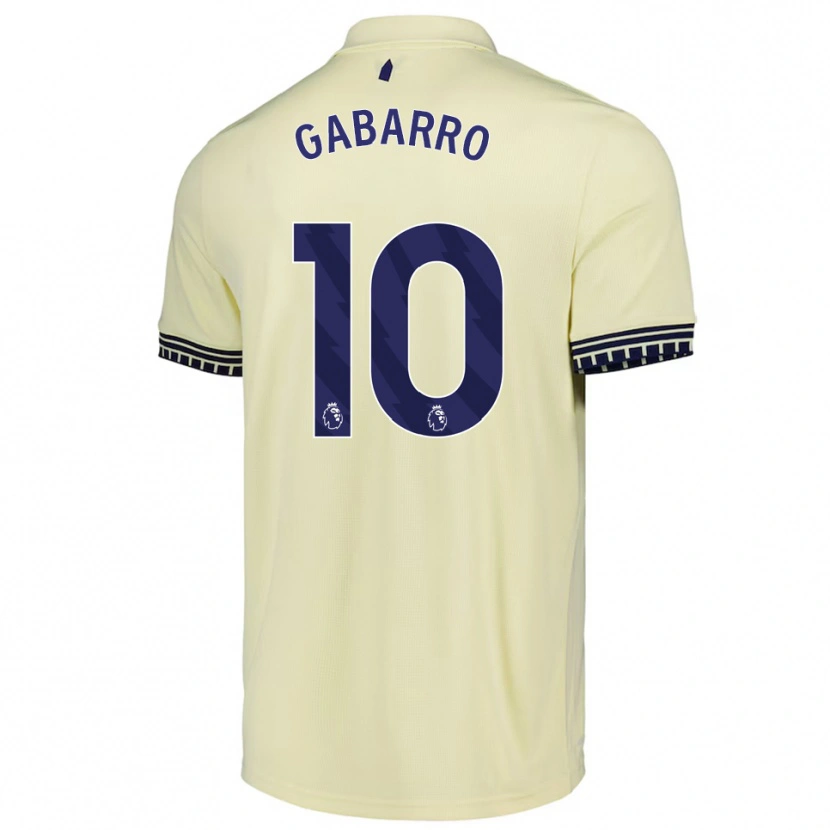 Danxen Kid Inma Gabarro #10 Off White Black Away Jersey 2025/26 T-Shirt