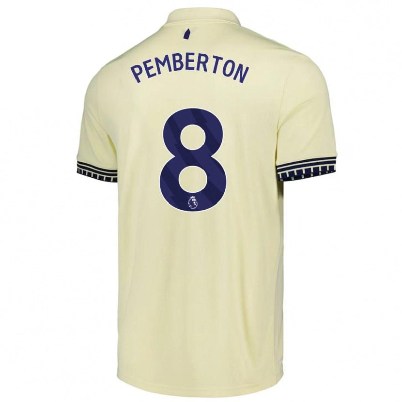 Danxen Kid Dafi-Tomos Pemberton #8 Off White Black Away Jersey 2025/26 T-Shirt