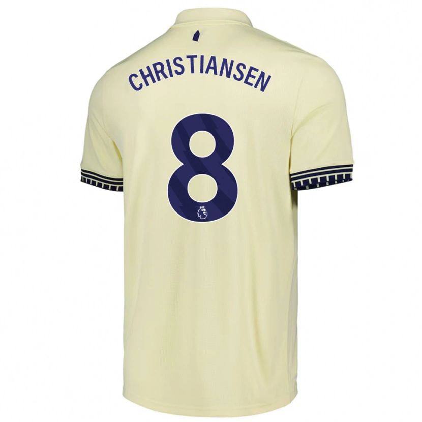 Danxen Kid Izzy Christiansen #8 Off White Black Away Jersey 2025/26 T-Shirt