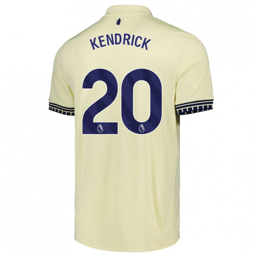 Danxen Kid Levi Kendrick #20 Off White Black Away Jersey 2025/26 T-Shirt