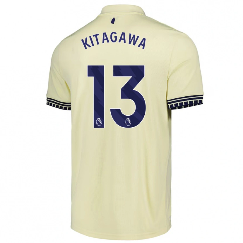 Danxen Kid Hikaru Kitagawa #13 Off White Black Away Jersey 2025/26 T-Shirt