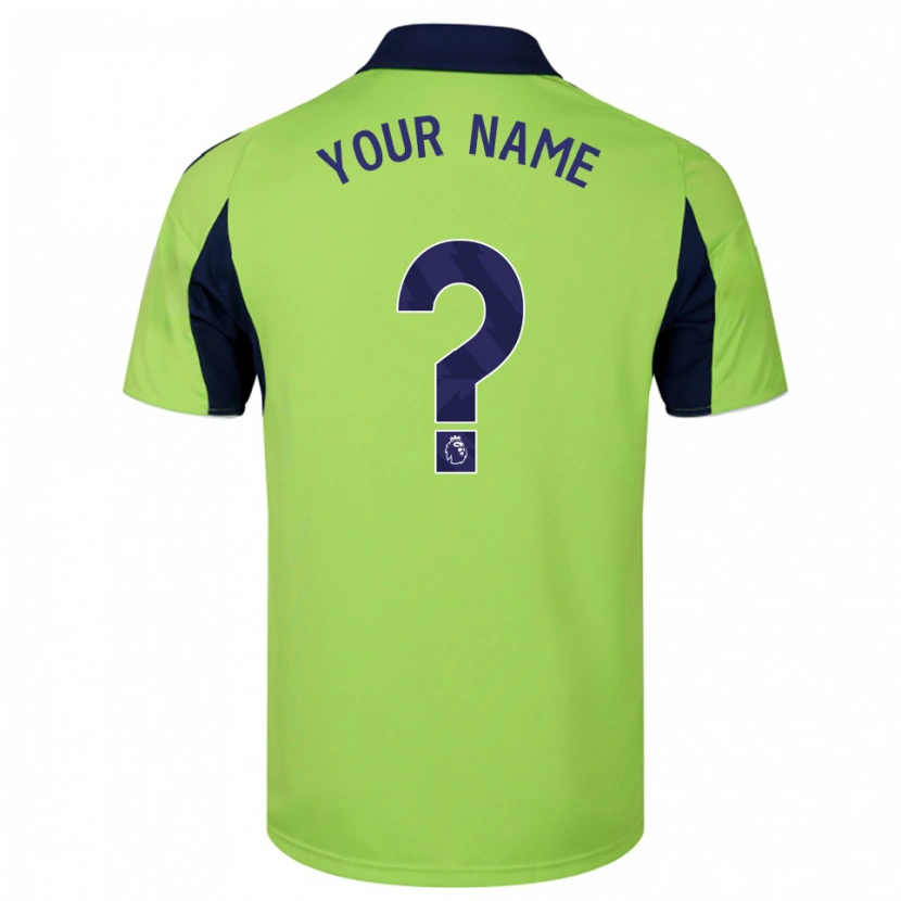 Danxen Kid Your Name #0 Green Navy White Away Jersey 2025/26 T-Shirt