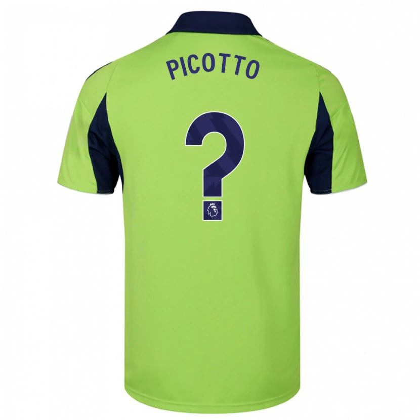 Danxen Kid Luca Picotto #0 Green Navy White Away Jersey 2025/26 T-Shirt