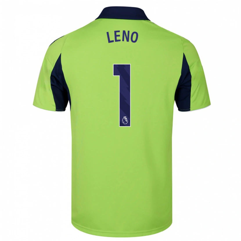 Danxen Kid Bernd Leno #1 Green Navy White Away Jersey 2025/26 T-Shirt