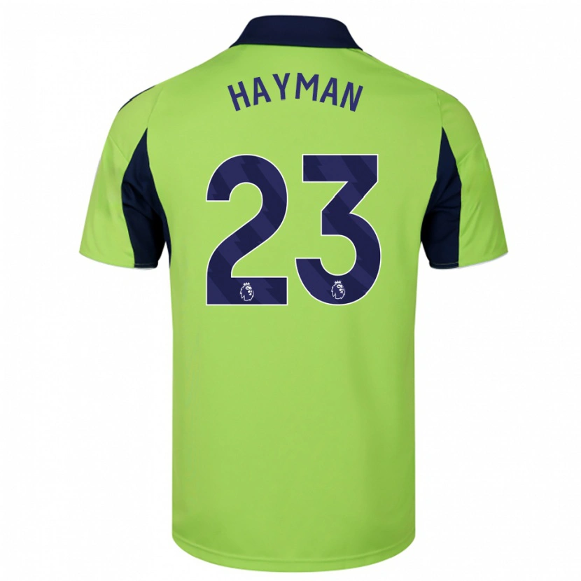 Danxen Kid Alex Hayman #23 Green Navy White Away Jersey 2025/26 T-Shirt