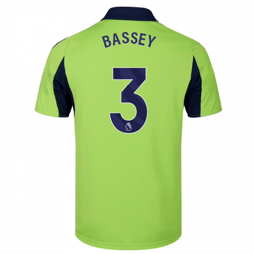 Danxen Kid Calvin Bassey #3 Green Navy White Away Jersey 2025/26 T-Shirt
