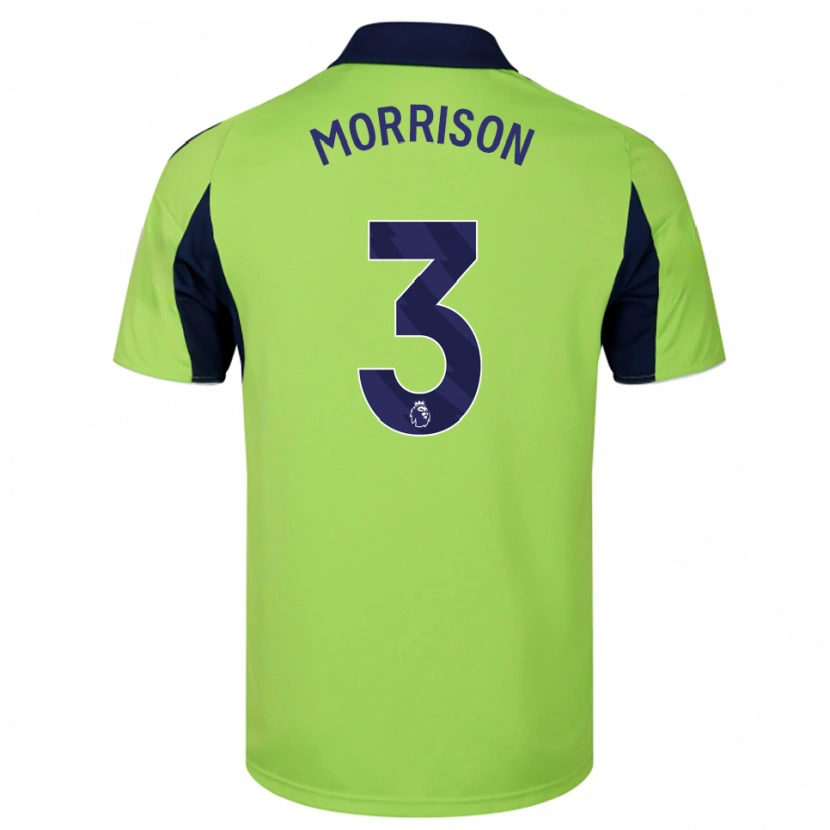 Danxen Kid Kymarley Morrison #3 Green Navy White Away Jersey 2025/26 T-Shirt