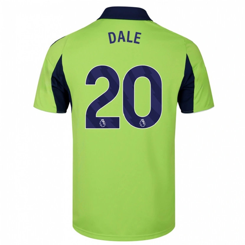 Danxen Kid Olivia Dale #20 Green Navy White Away Jersey 2025/26 T-Shirt