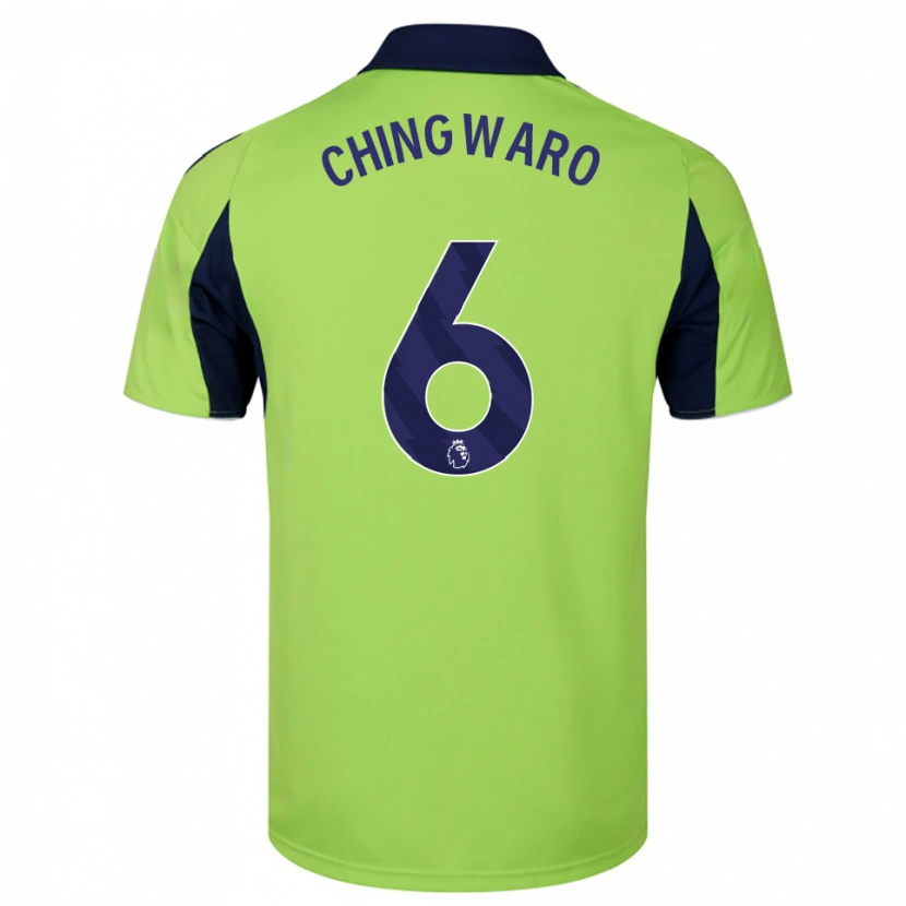 Danxen Kid Seth Chingwaro #6 Green Navy White Away Jersey 2025/26 T-Shirt