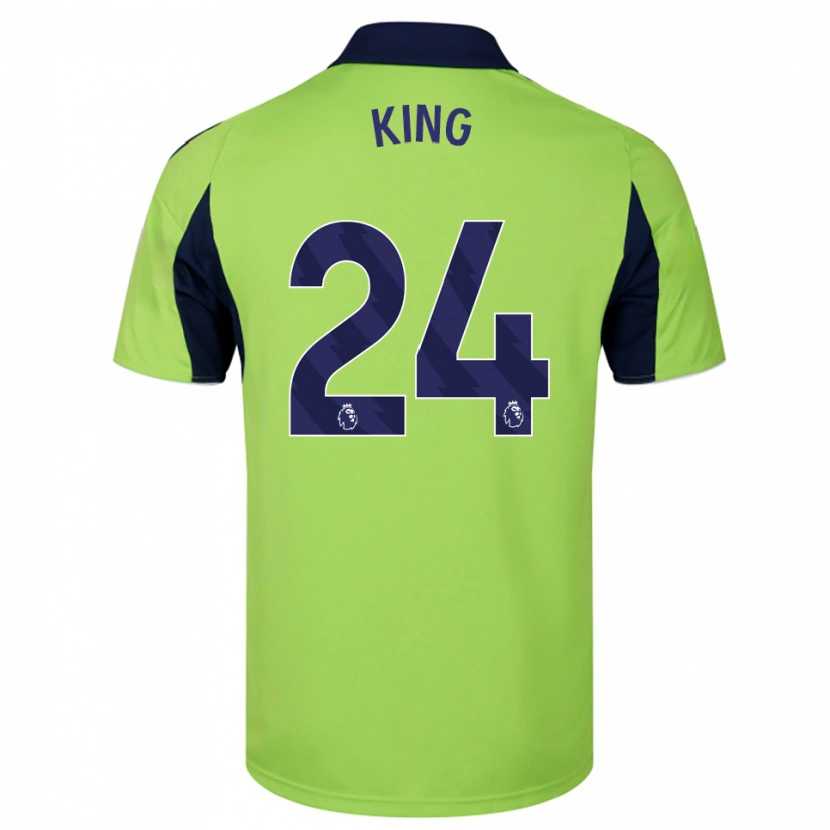 Danxen Kid Josh King #24 Green Navy White Away Jersey 2025/26 T-Shirt