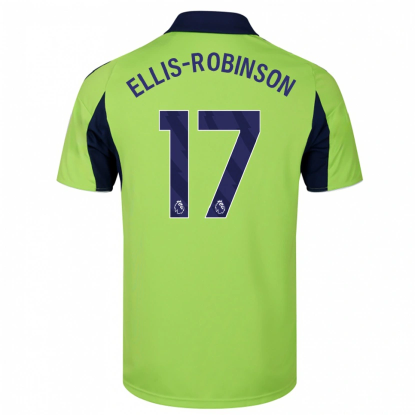 Danxen Kid Eddie Ellis-Robinson #17 Green Navy White Away Jersey 2025/26 T-Shirt