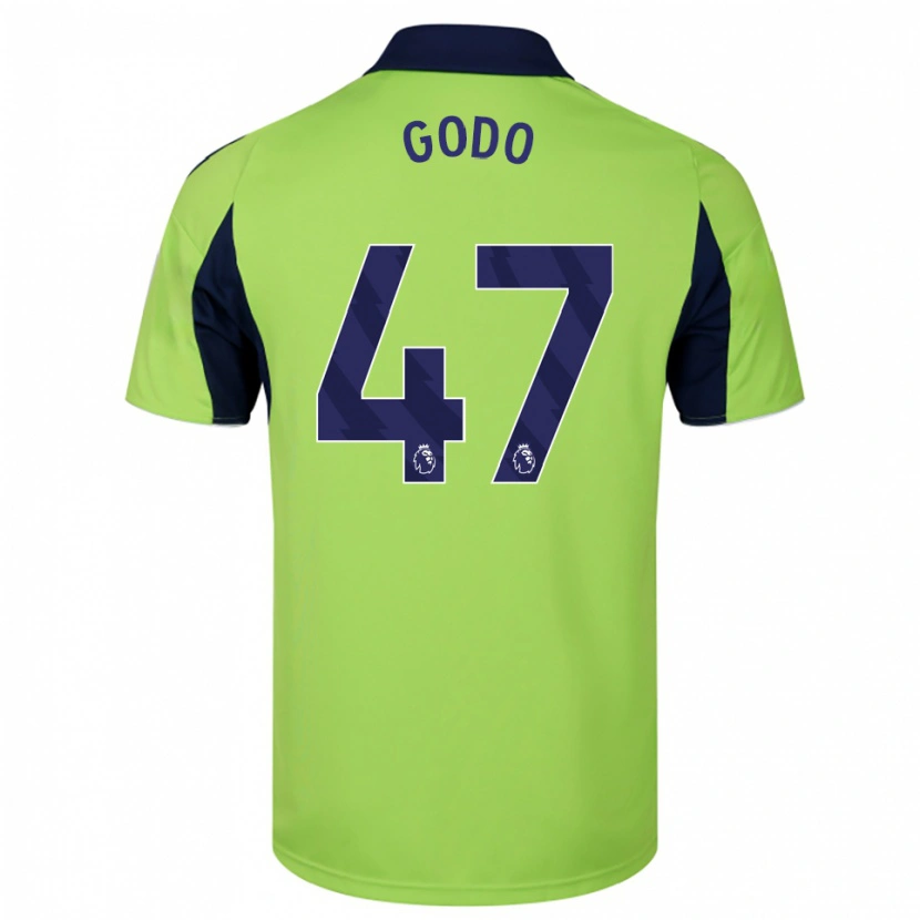 Danxen Kid Martial Godo #47 Green Navy White Away Jersey 2025/26 T-Shirt