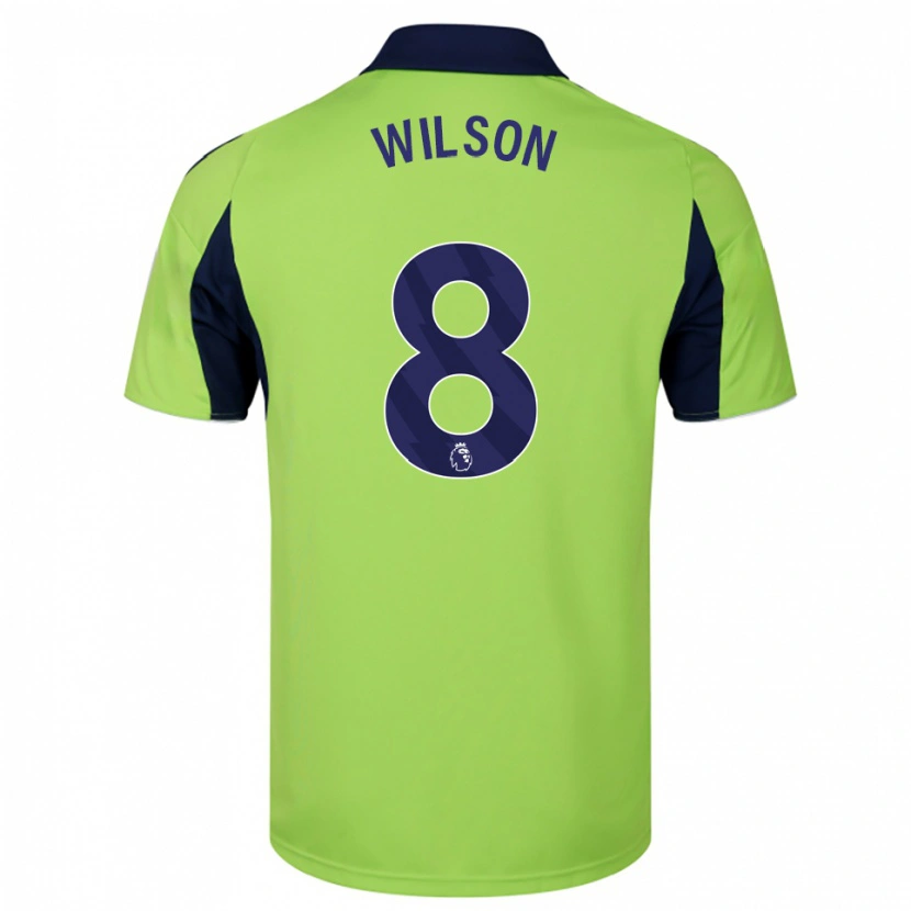 Danxen Kid Harry Wilson #8 Green Navy White Away Jersey 2025/26 T-Shirt