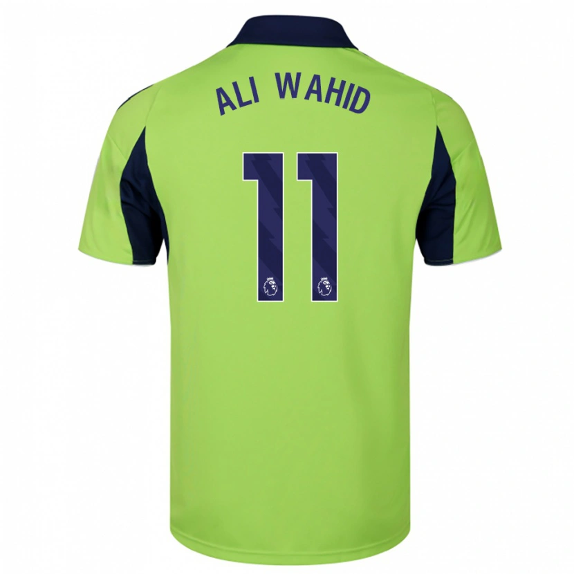 Danxen Kid Farhaan Ali Wahid #11 Green Navy White Away Jersey 2025/26 T-Shirt