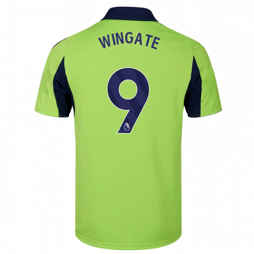 Danxen Kid Tom Wingate #9 Green Navy White Away Jersey 2025/26 T-Shirt