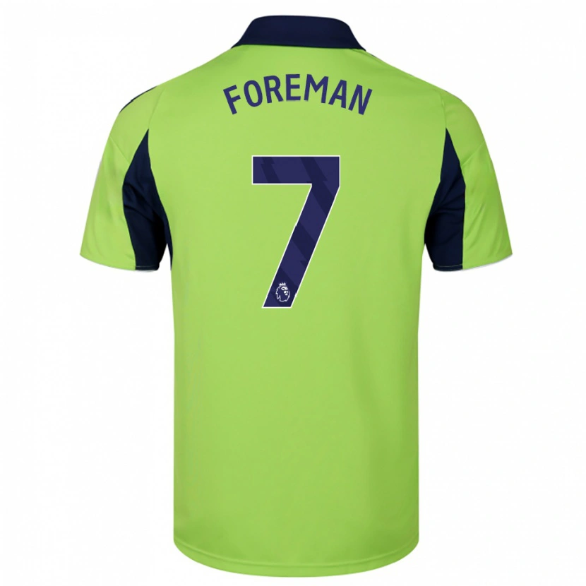Danxen Kid Tia Foreman #7 Green Navy White Away Jersey 2025/26 T-Shirt
