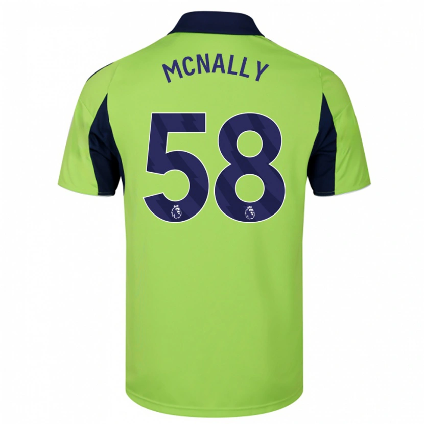 Danxen Kid Alfie Mcnally #58 Green Navy White Away Jersey 2025/26 T-Shirt