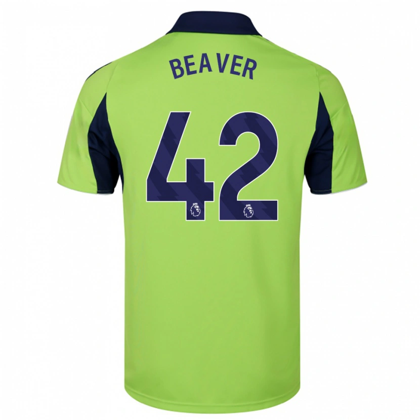 Danxen Kid Cat Beaver #42 Green Navy White Away Jersey 2025/26 T-Shirt