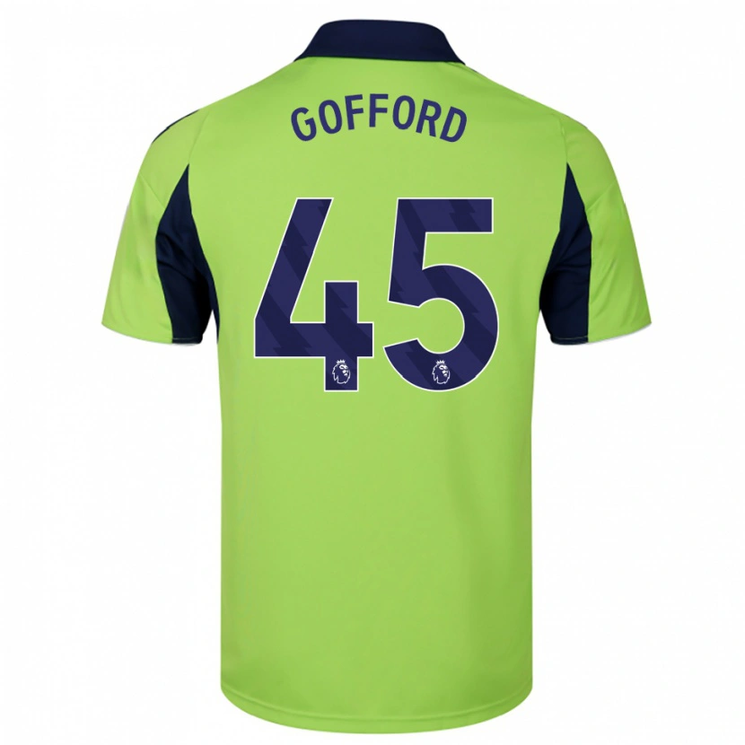 Danxen Kid Oliver Gofford #45 Green Navy White Away Jersey 2025/26 T-Shirt
