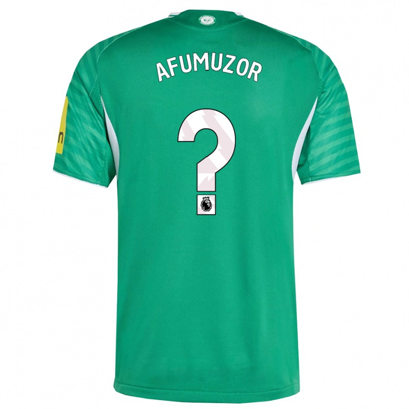 Danxen Kid Cj Afumuzor #0 Green White Away Jersey 2025/26 T-Shirt