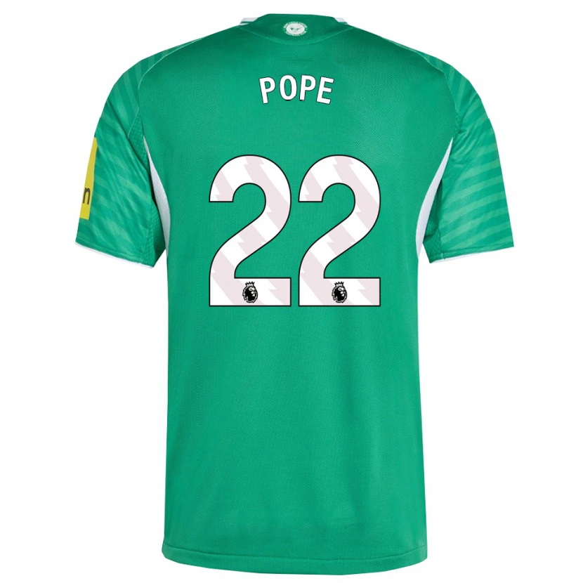 Danxen Kid Nick Pope #22 Green White Away Jersey 2025/26 T-Shirt