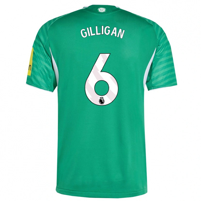 Danxen Kid Luke Gilligan #6 Green White Away Jersey 2025/26 T-Shirt