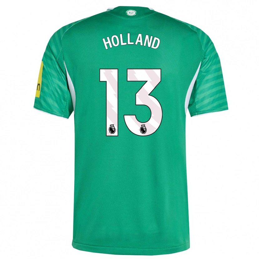 Danxen Kid Oliver Holland #13 Green White Away Jersey 2025/26 T-Shirt