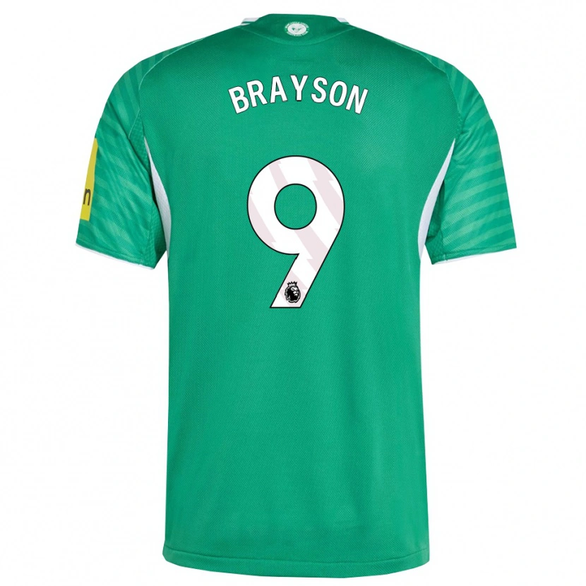 Danxen Kid Joe Brayson #9 Green White Away Jersey 2025/26 T-Shirt