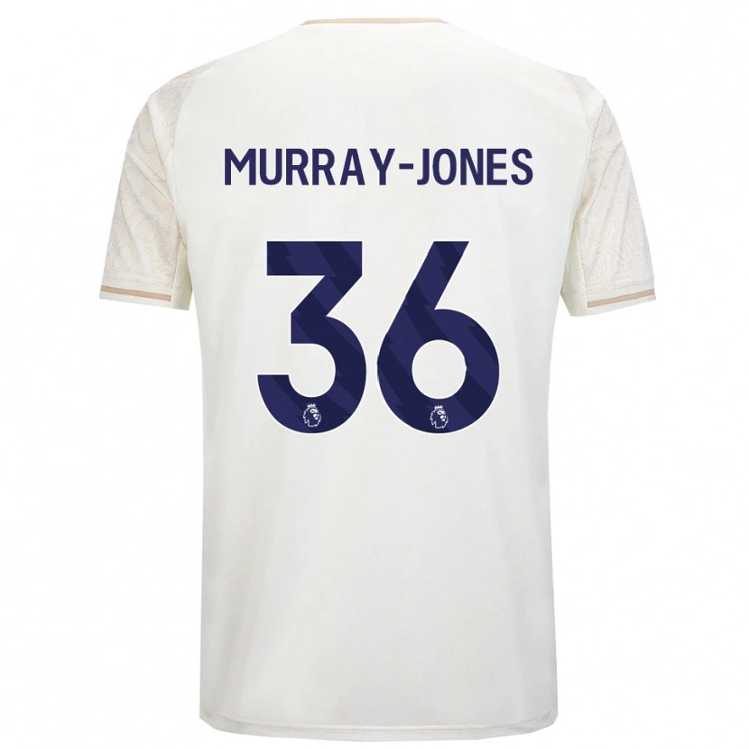 Danxen Kid George Murray-Jones #36 Off White Black Away Jersey 2025/26 T-Shirt