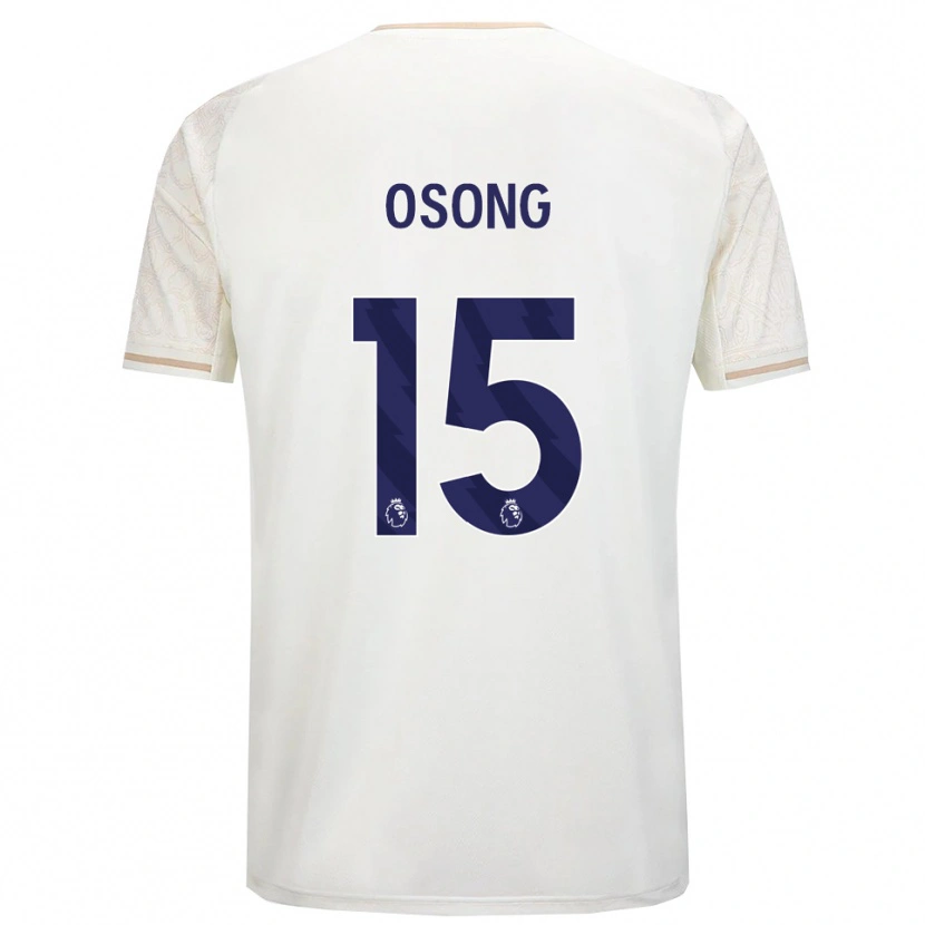 Danxen Kid Detlef Esapa Osong #15 Off White Black Away Jersey 2025/26 T-Shirt