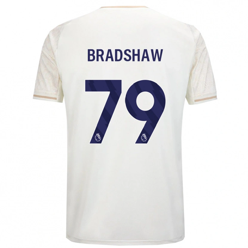 Danxen Kid Alfie Bradshaw #79 Off White Black Away Jersey 2025/26 T-Shirt