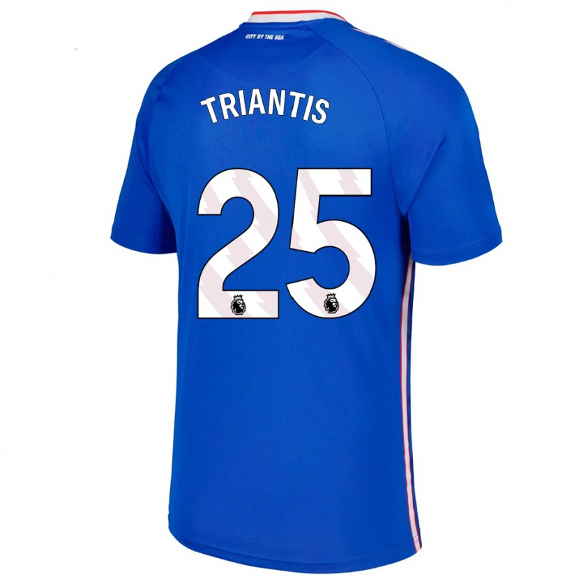 Danxen Kid Nectarios Triantis #25 Blue White Away Jersey 2025/26 T-Shirt
