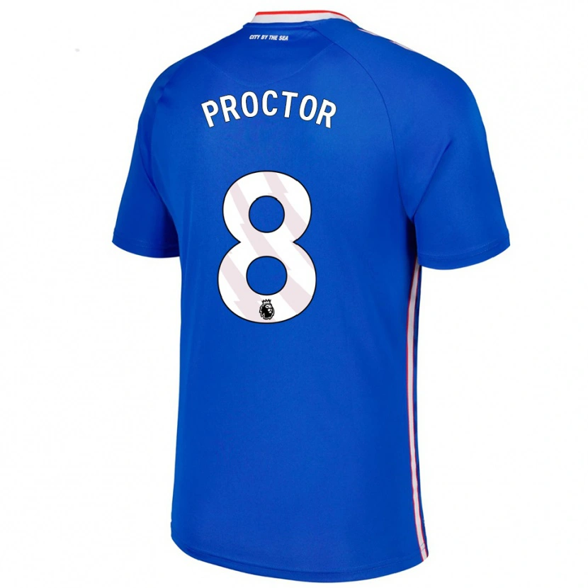 Danxen Kid Tom Proctor #8 Blue White Away Jersey 2025/26 T-Shirt