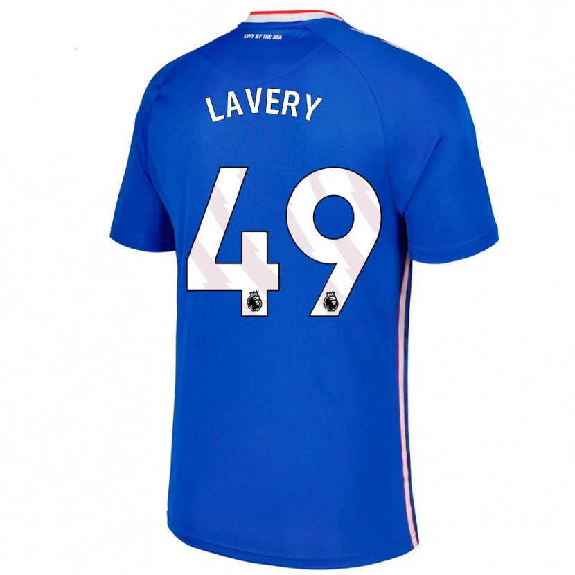 Danxen Kid Tom Lavery #49 Blue White Away Jersey 2025/26 T-Shirt