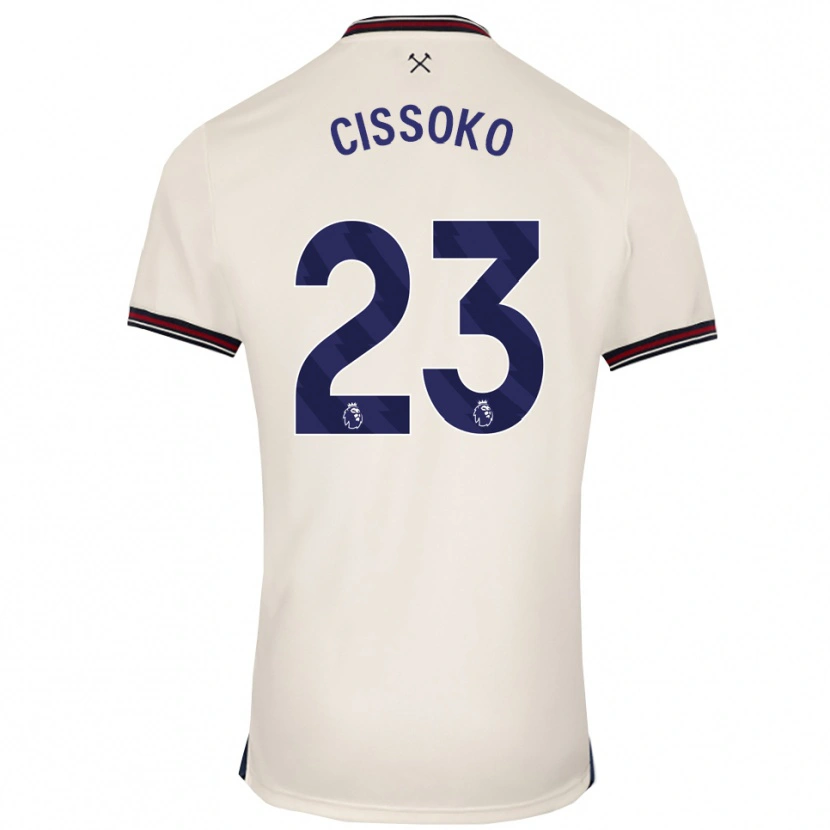 Danxen Kid Hawa Cissoko #23 Off White Away Jersey 2025/26 T-Shirt