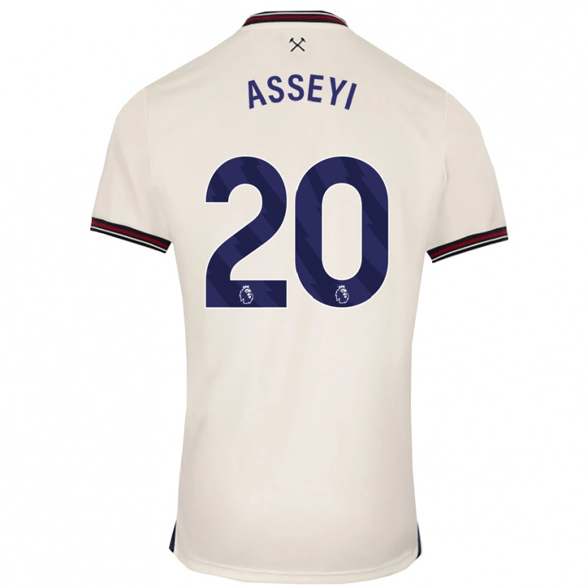 Danxen Kid Viviane Asseyi #20 Off White Away Jersey 2025/26 T-Shirt
