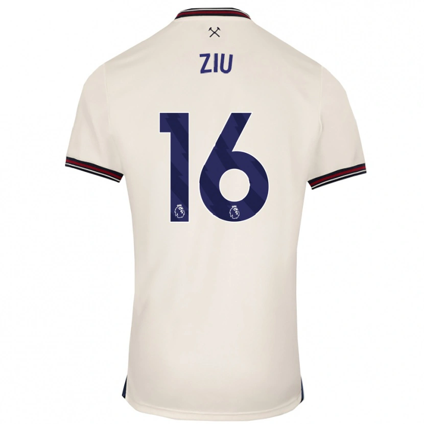 Danxen Kid Jessica Ziu #16 Off White Away Jersey 2025/26 T-Shirt