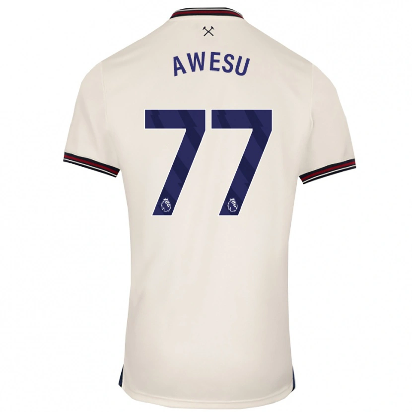 Danxen Kid Lanre Awesu #77 Off White Away Jersey 2025/26 T-Shirt