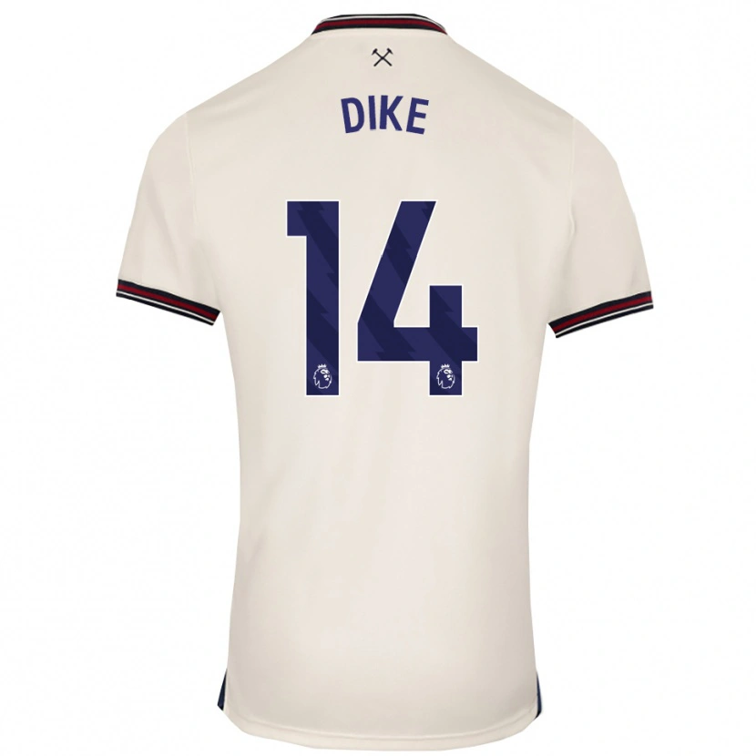 Danxen Kid Lewis Dike #14 Off White Away Jersey 2025/26 T-Shirt