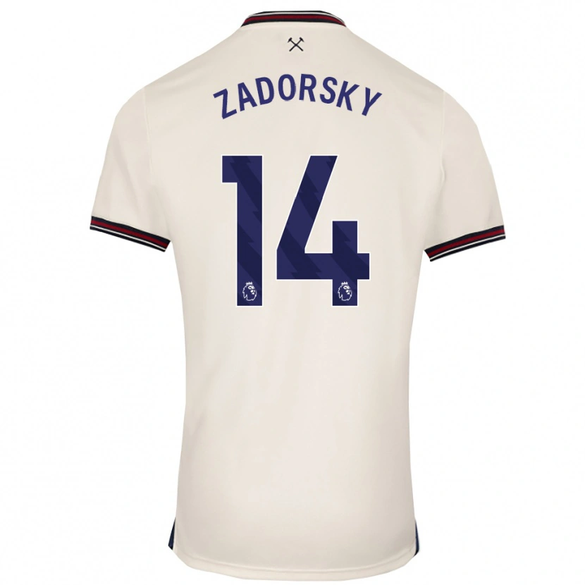 Danxen Kid Shelina Zadorsky #14 Off White Away Jersey 2025/26 T-Shirt